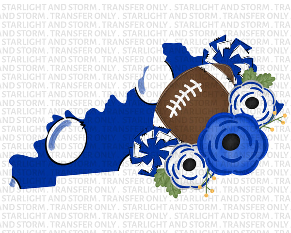 Kentucky Football with Flowers
