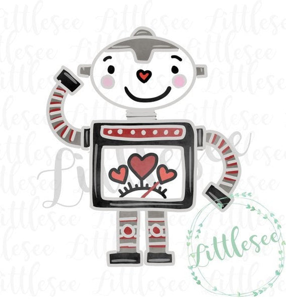 Heart Robot Valentine's Day