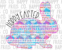 Hoppy Easter Bunny Watercolor