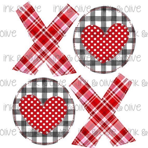 Love XOXO Hearts Valentine's Day