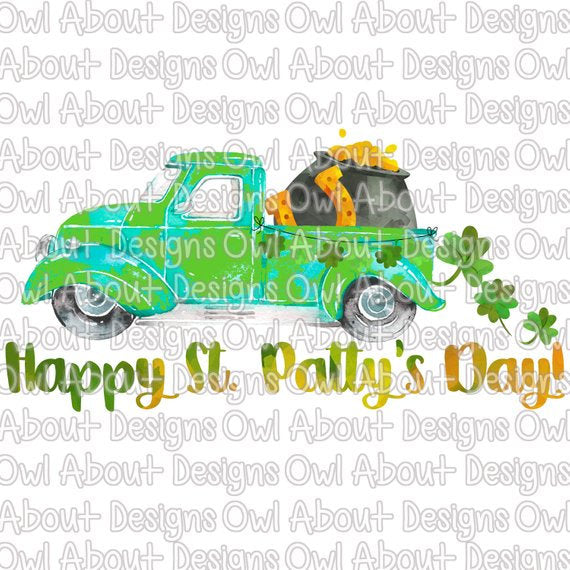 Happy St Patty's Day Truck