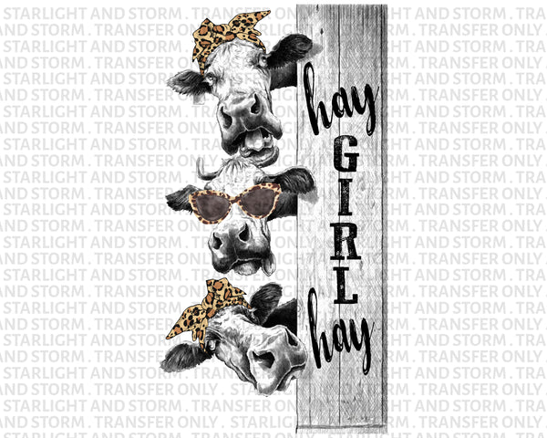 Cows - Hay Girl Hay Leopard Print
