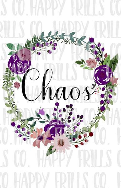 Chaos Floral Wreath
