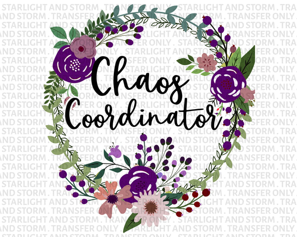 Chaos Coordinator Wreath Mom