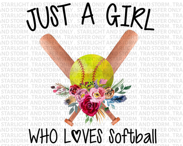 Just a Girl Who Loves Softball