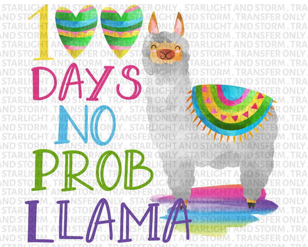 100 Days No Prob Llama School
