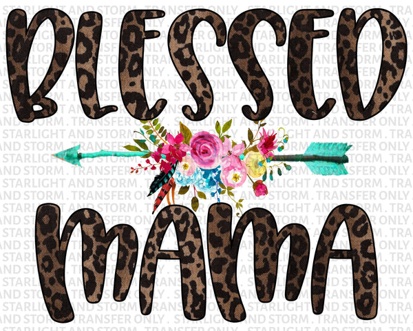 Blessed Mama Floral Mom