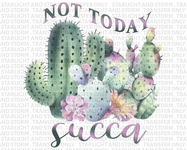 Not Today Succa Cactus
