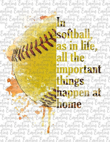 In Softball As In Life