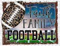 Faith Family Football Mom