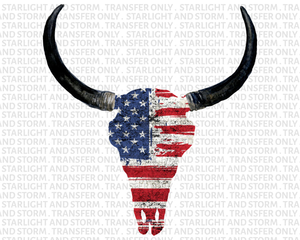 American Flag Bull