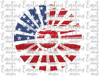 USA Flag Windmill