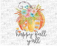 Happy Fall Y'all Pumpkins #2