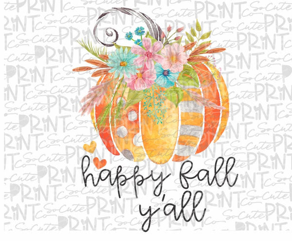 Happy Fall Y'all Pumpkins #2