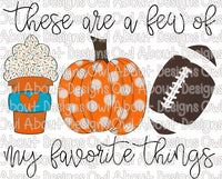 Pumpkin Spice Football Favorites Fall