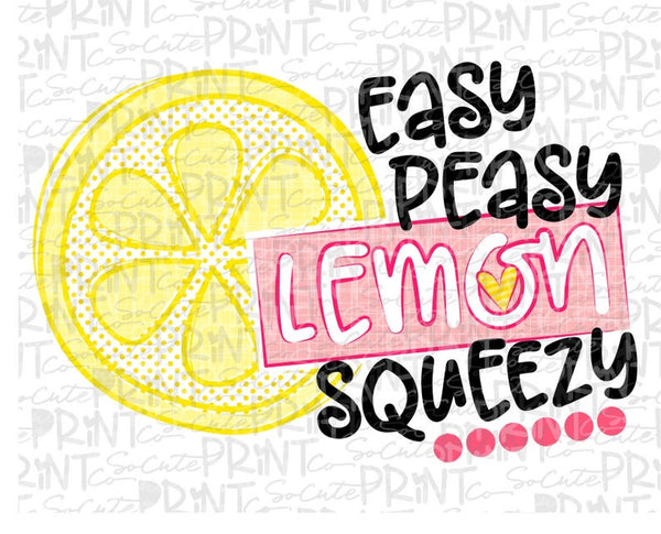 Lemons Easy Peasy Summer