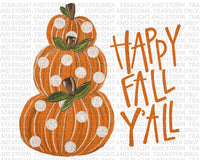 Happy Fall Y'all Pumpkins #3