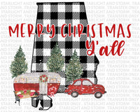 Alabama Christmas Merry Christmas Y’all