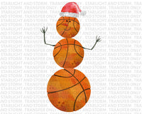 Basketball Snowman