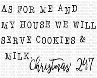 As For Me And My House We Bake Christmas Cookies